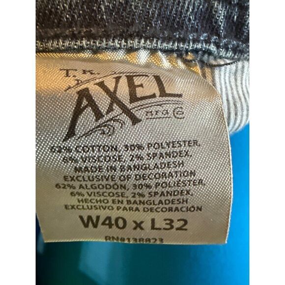 NWT T.K.โAxel Stretch Slim Boot Jeans Size 40X32 - Picture 11 of 12